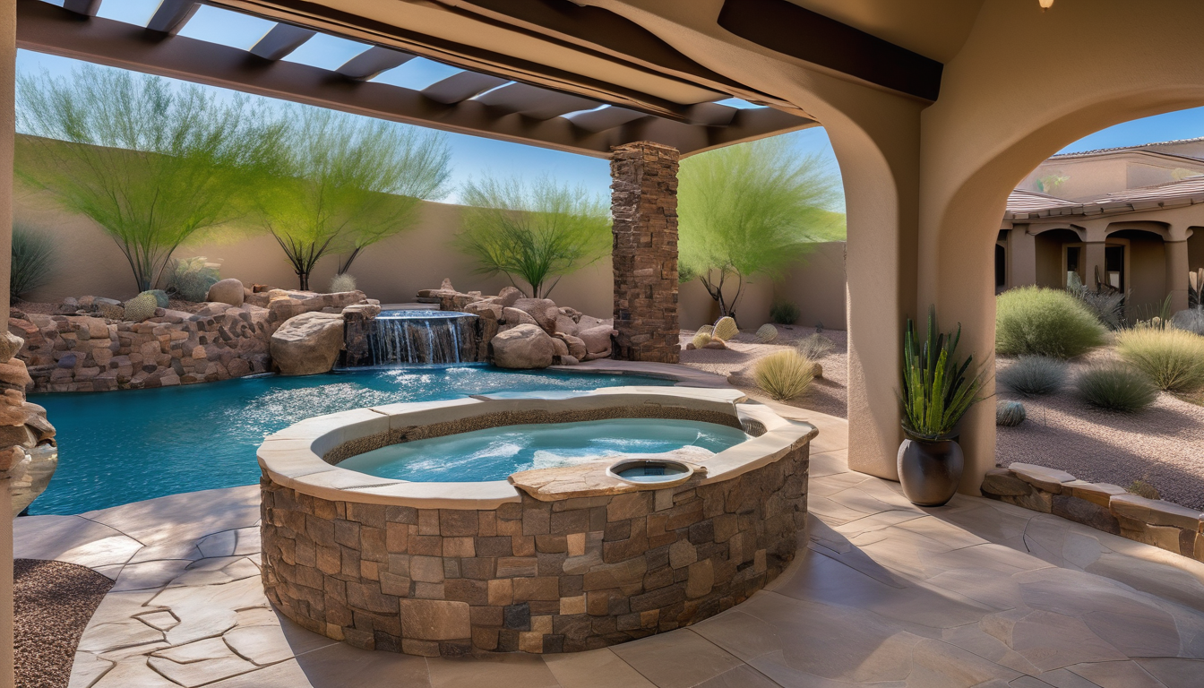Pebble Tec pool in Phoenix