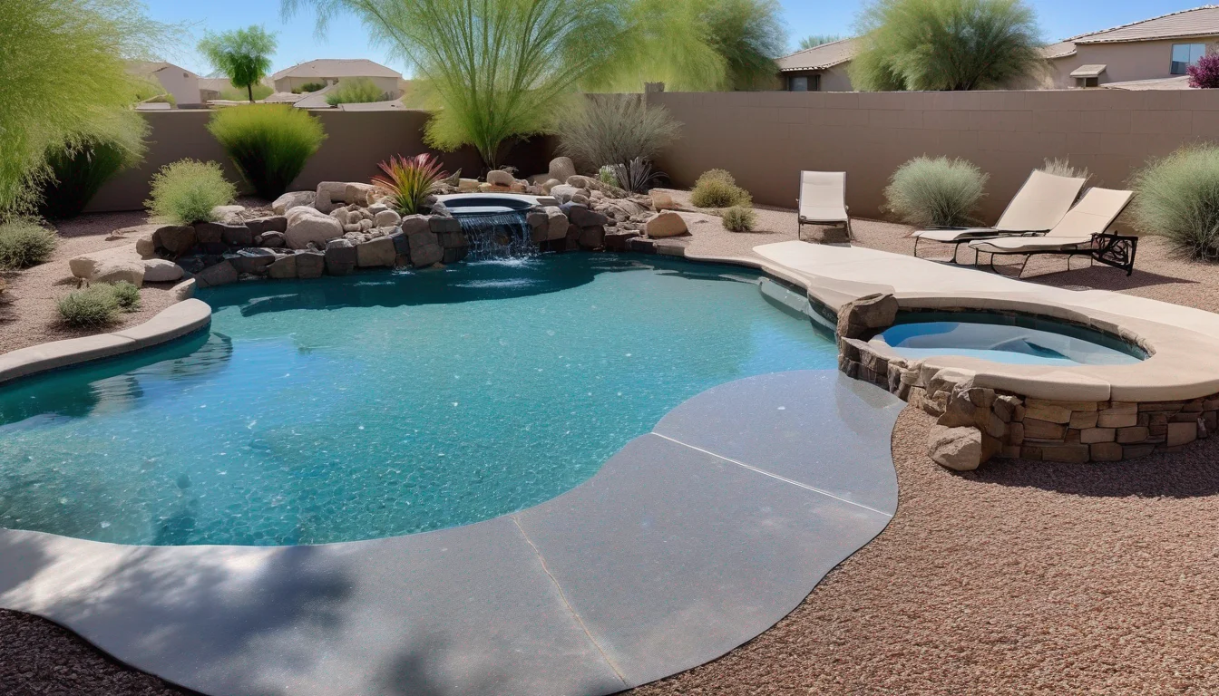 Quartz pool finish Phoenix