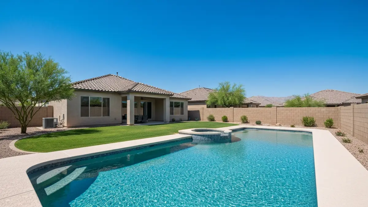 Pool resurfacing in Queen Creek, Arizona