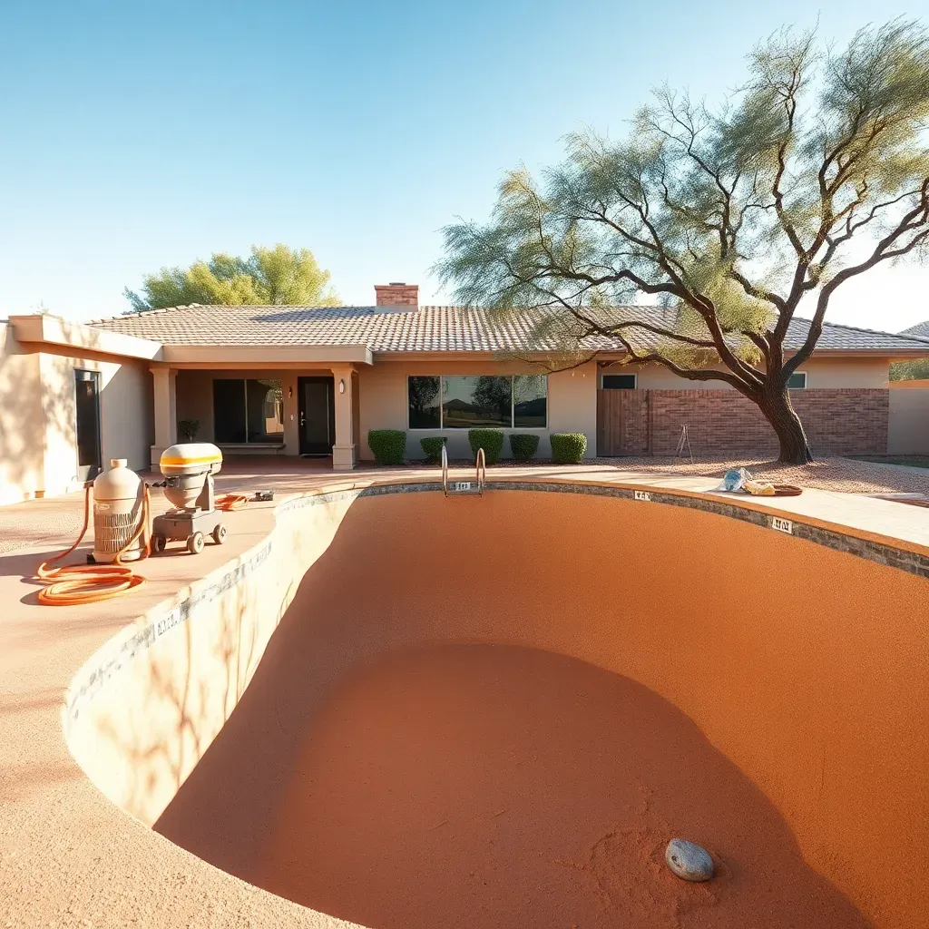 Pool resurfacing in Tempe, Arizona