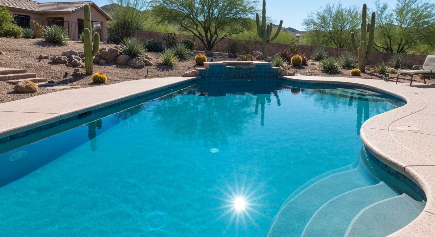 Pool resurfacing in Paradise Valley AZ