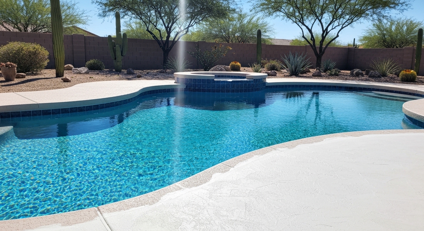 Pool resurfacing in Queen Creek AZ
